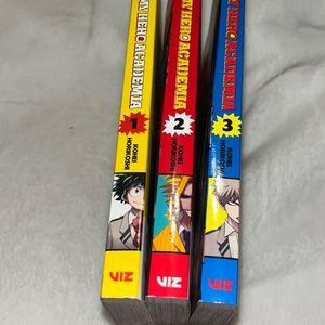 Volumes 1-3 My Hero Academia Manga